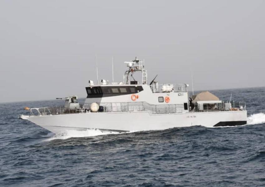 un navire transportant 2026 kg de cocaïne pure a été intercepté par les vedettes de la marine nation