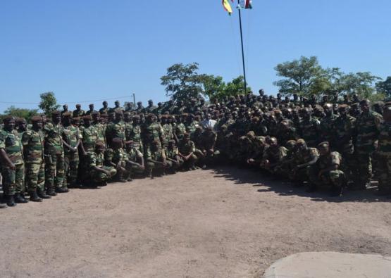 Visite du ministre des forces armées en Gambie 